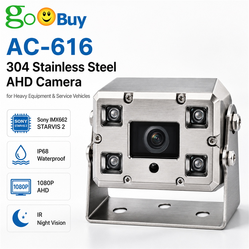 Goobuy AC-616 Starvis Sony IMX662 Stainless Steel AHD Camera
