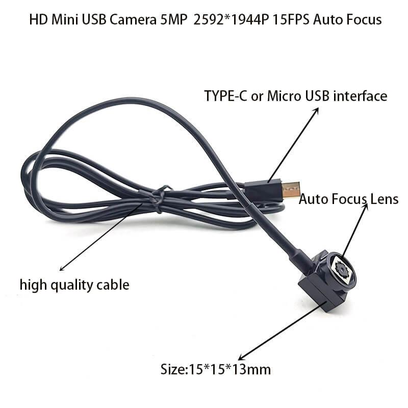 compact Autofocus UVC camera 5MP for Kiosks & ID Capture