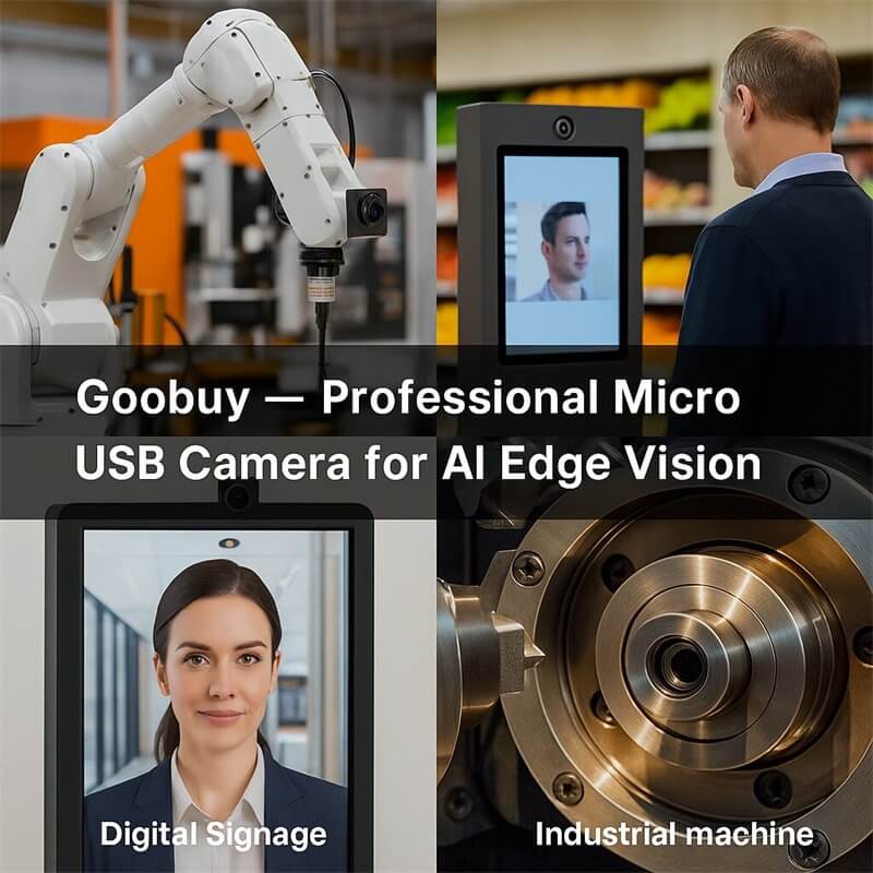 Goobuy — Professional Micro USB Camera for AI Edge Vision