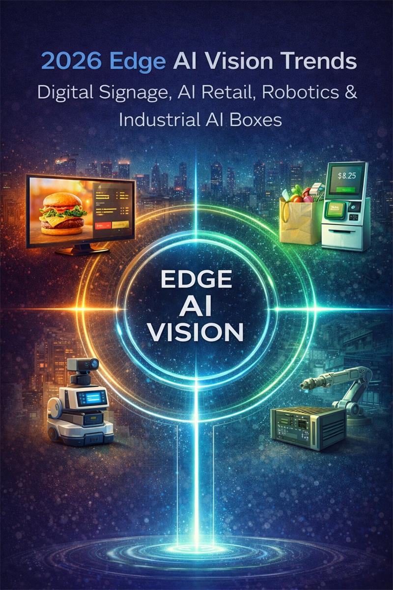 2026 Edge AI Vision Trends: Signage player, AI Retail, Robotics & Industrial AI Boxes(2)