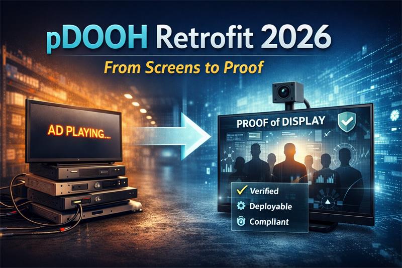 pDOOH Retrofit in 2026: From Screens to Proof(2)