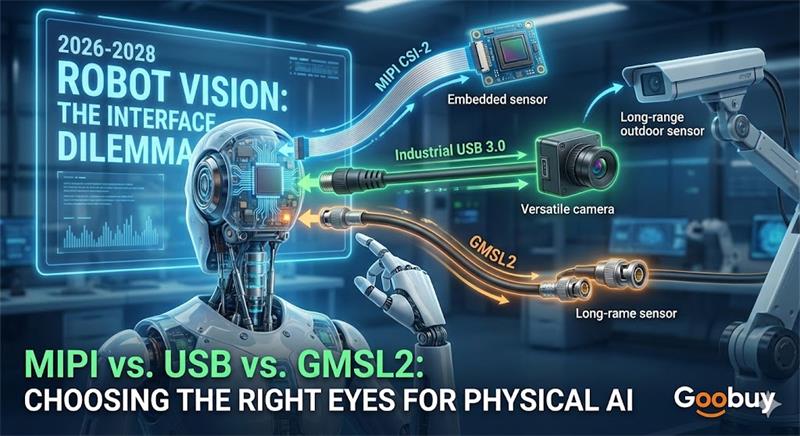 how to choose for Robots? USB VS MIPI VS GMSL2?