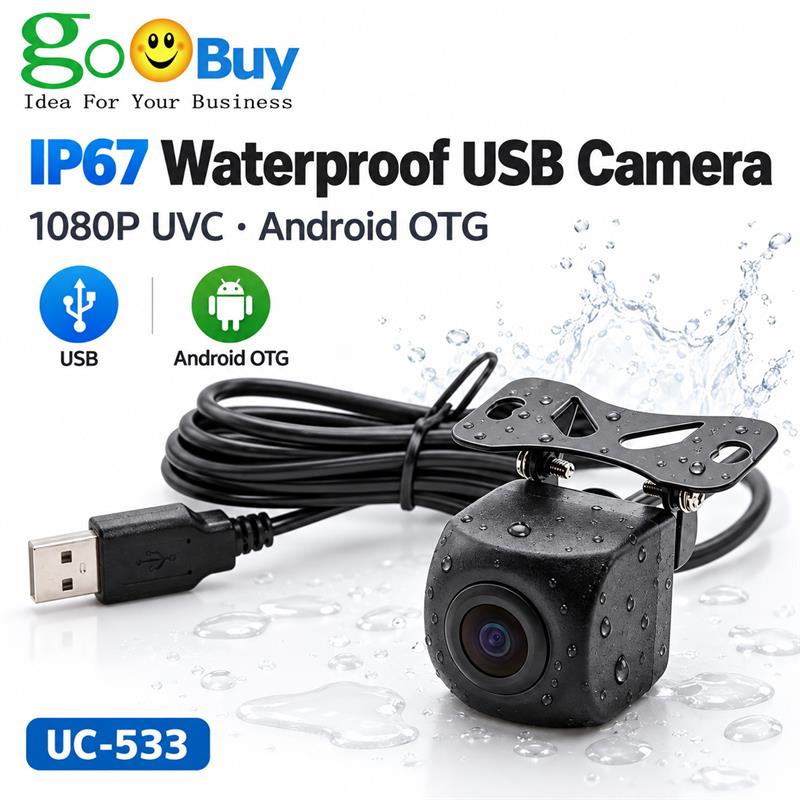 160° IP67 Waterproof Mini USB Camera 2MP